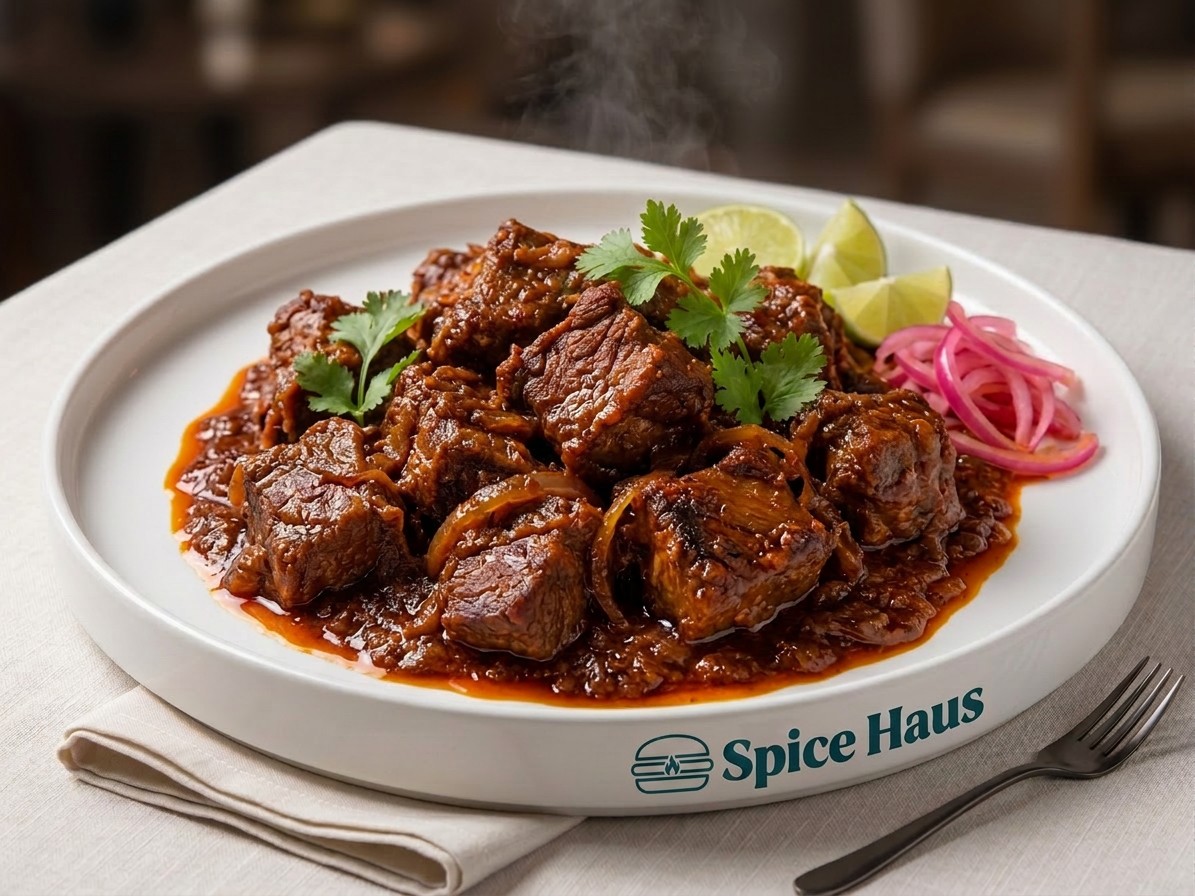 Bhuna Gosht in rich masala